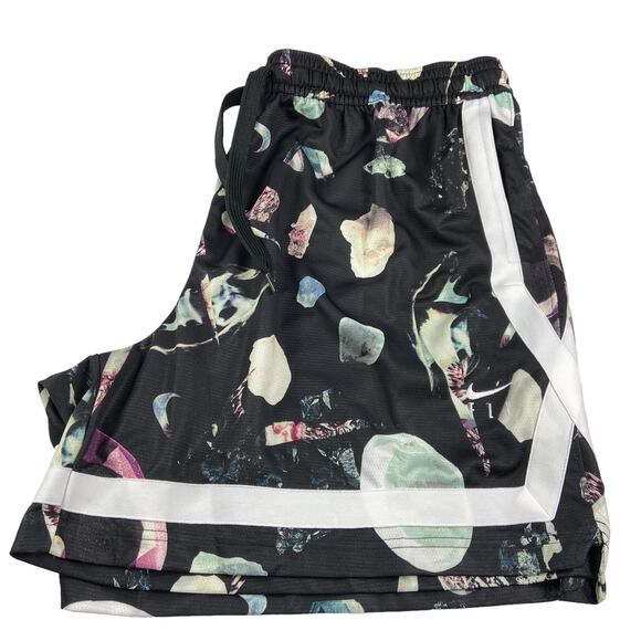 Nike Dri Fit Crossover Womens Cosmic Print Basketball Shorts Size 2XL - Picture 3 of 10